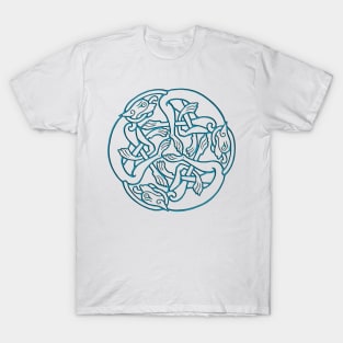 Celtic Dogs Book of Kells T-Shirt